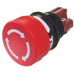 EAO 51-256 Series Maintained Emergency Stop Push Button, Panel Mount, SPDT, IP65