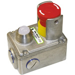 IDEM ESL Series Twist Release Illuminated Emergency Stop Push Button, Surface Mount, 2NC + 2NO, IP67, IP69K