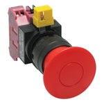 Idec HW Series Pull Release Emergency Stop Push Button, Panel Mount, 22mm Cutout, 1NC, IP65
