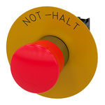 Siemens 3SU1 Series Twist Release Emergency Stop Push Button, Panel Mount, 22mm Cutout, 1NC, IP20
