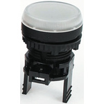 BACO White Pilot Light Head, 22mm Cutout BACO Series