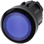 Siemens Blue Pilot Light Head, 22mm Cutout SIRIUS ACT Series