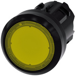 Siemens Yellow Pilot Light Head, 22mm Cutout SIRIUS ACT Series