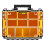 DWST82968-1 | DeWALT 10 Cell Yellow PC, Adjustable Compartment Box, 119mm x 440mm x 332mm