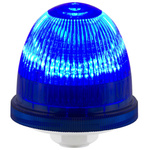 RS PRO Blue LED Multiple Effect Beacon, 12 → 24 V, Panel Mount, IP66