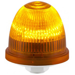 RS PRO Amber LED Multiple Effect Beacon, 12 → 24 V, Panel Mount, IP66