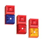 245181 | Clifford & Snell YL40 Red Sounder Beacon, 24 V, IP65, 108dB, Base Mount