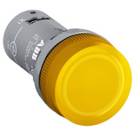 ABB Yellow Pilot Light, 22mm Cutout CL Series