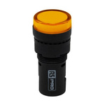 RS PRO Yellow LED Pilot Light, 24V ac/dc