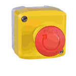 Schneider Electric XALK Series Turn to Release Emergency Stop Push Button, 1 NC, IP66, IP67, IP69(IP69K)