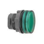 Schneider Electric Green Pilot Light Head, 22mm Cutout ZB5 Series