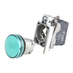 Schneider Electric, Harmony XB4, Panel Mount Green Pilot Light, 22mm Cutout, 250V