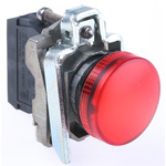 Schneider Electric, Harmony XB4, Panel Mount Red Pilot Light, 22mm Cutout, 250V