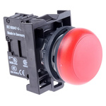 Eaton, RMQ Titan M22, Flush Mount, Rear, Surface Mount Red LED Pilot Light, 22mm Cutout, IP69K, Round, 85 → 264V