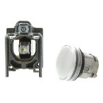 Schneider Electric, Harmony XB4, Panel Mount White Universal LED Pilot Light, 22mm Cutout, 240V ac