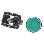 Schneider Electric, Harmony XB5, Panel Mount Green Universal LED Pilot Light, 22mm Cutout, IP66, IP67, IP69(IP69K),