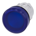 Siemens Blue Pilot Light Head, 22mm Cutout SIRIUS ACT Series