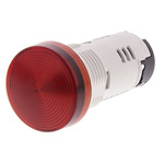 Schneider Electric, Harmony XB7, Panel Mount Red LED Pilot Light Head, 22mm Cutout, Round, 24V