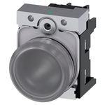 Siemens, SIRIUS ACT, Panel Mount Clear LED Indicator, 22mm Cutout, Round, 24V ac/dc