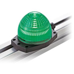 Idec, LH1D, Surface Mount Green, Red LED Indicator, IP67, Round, 24V