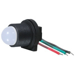 ABB, LineStrong Green, Red LED Pilot Light, Dome, 230V ac