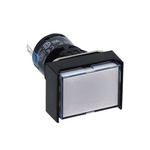 Idec, A6 Series, Panel Mount White LED Pilot Light, 16mm Cutout, IP40, IP65, Rectangular, 24V ac/dc