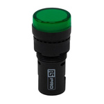 RS PRO, Panel Mount Green LED Pilot Light, 12V ac/dc