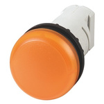 Eaton, M22, Panel Mount Orange LED Indicator, 22.5mm Cutout, IP67, Round, 250V