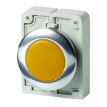 Eaton, M30, Panel Mount Yellow LED Indicator, 30mm Cutout, IP66, IP67, IP69K, Round, 250V