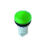 Eaton Green Indicator, 22.5mm Cutout, IP67, IP69K, Round, 250V