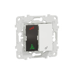 Schneider Electric, Screw Mount White LED Indicator, IP2X, Rectangular, 230V ac