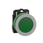 Schneider Electric, XB5F, Flush Mount Green LED Pilot Light, 30.5mm Cutout, IP66, IP67, Round, 230 → 240V