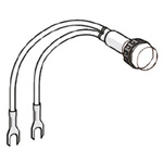 Schneider Electric Clear Pilot Light Head, 240V