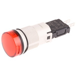 Schneider Electric, Harmony XB6, Panel Mount Red LED Pilot Light Complete, 16mm Cutout, IP65, 24V ac/dc