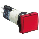 Schneider Electric, Harmony XB6, Panel Mount Red LED Pilot Light Complete, 16mm Cutout, IP65, 24V ac/dc