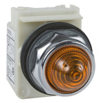 Schneider Electric, Harmony 9001K Orange LED Pilot Light, 30mm Cutout, IP66, Round, 230V ac