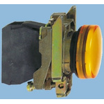 Schneider Electric, Harmony XB4, Panel Mount Green Pilot Light Complete, 22mm Cutout, 120V ac