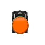 Schneider Electric, Harmony XB5, Panel Mount Orange Universal LED Pilot Light, 22mm Cutout, IP66, IP67, 24V ac/dc