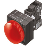 Siemens, Panel Mount Red LED Pilot Light, 22mm Cutout, IP66, Round, 230V ac