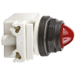 Schneider Electric, Harmony 9001SK, Panel Mount Red Pilot Light, 30mm Cutout, IP66, 240V ac