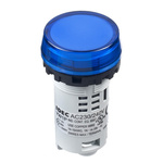 Idec, IDEC YW, Panel Mount Blue LED Pilot Light, 22mm Cutout, 230/240V ac