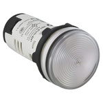 Schneider Electric, Harmony XB7, Panel Mount Clear LED Pilot Light, 22mm Cutout, IP20, IP65, Round, 230 → 240V ac
