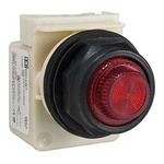 Square D, Harmony 9001SK, Panel Mount Red Pilot Light, 30mm Cutout, Round, 220 → 240V ac