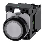 Siemens, SIRIUS ACT Clear LED Pilot Light Complete, 22mm Cutout, Round, 5 V → 500V ac/dc