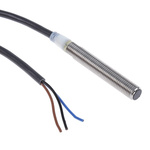 Omron Inductive Barrel-Style Proximity Sensor, M8 x 1, 2 mm Detection, PNP Output, 12 → 24 V dc, IP67