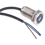 RS PRO Inductive Barrel-Style Proximity Sensor, M18 x 1, 8 mm Detection, PNP Output, 10 → 30 V dc, IP68