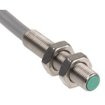 Pepperl + Fuchs Inductive Barrel-Style Proximity Sensor, M5 x 0.5, 0.8 mm Detection, PNP Output, 10 → 30 V dc,
