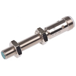 Pepperl + Fuchs Inductive Barrel-Style Proximity Sensor, M8 x 1, 2 mm Detection, PNP Output, 10 → 30 V dc, IP67