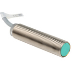 Pepperl + Fuchs Inductive Barrel-Style Proximity Sensor, M12 x 1, 4 mm Detection, PNP Output, 5 → 36 V dc, IP68