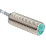 Pepperl + Fuchs Inductive Barrel-Style Proximity Sensor, M18 x 1, 8 mm Detection, PNP Output, 5 → 36 V dc, IP68